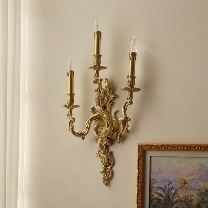 北欧銅製ウォールランプ リビング ダイニングルーム 寝室 ベ - Foyer Lighting Wall Decor のレビューと価格